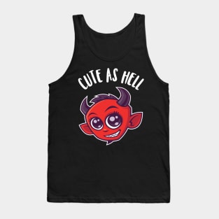 Cute as Hell Devil Tank Top